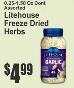 SuperFresh Litehouse Freeze Dried Herbs offer