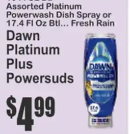 SuperFresh Assorted Platinum Powerwash Dish Spray or 17.4 Fl Oz Btl... Fresh Rain offer