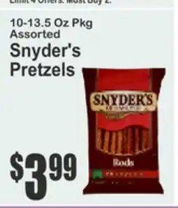 SuperFresh Snyder's Pretzels offer