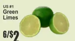SuperFresh US #1 Green Limes offer