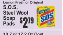 SuperFresh S.O.S. Steel Wool Soap Pads offer