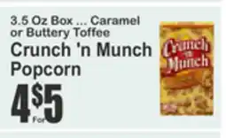 SuperFresh Crunch 'n Munch Popcorn offer