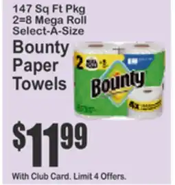 SuperFresh Bounty Paper Towels offer