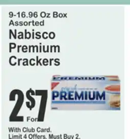 SuperFresh Nabisco Premium Crackers offer