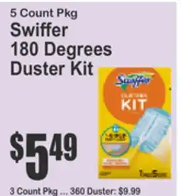 SuperFresh 5 Count Pkg Swiffer 180 Degrees Duster Kit offer