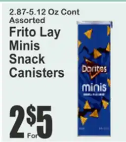 SuperFresh 2.87-5.12 Oz Cont Assorted Frito Lay Minis Snack Canisters offer