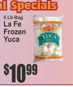 SuperFresh 5 Lb Bag La Fe Frozen Yuca offer