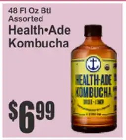 SuperFresh 48 FL Oz Btl Assorted Health•Ade Kombucha offer