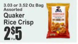 SuperFresh Quaker Rice Crisp offer