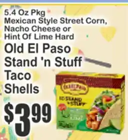 SuperFresh Old El Paso Stand 'n Stuff Taco Shells offer