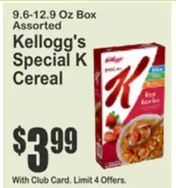 SuperFresh Kellogg's Special K Cereal offer