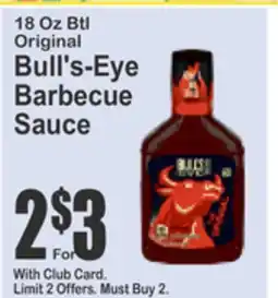SuperFresh Bull's-Eye Barbecue Sauce offer