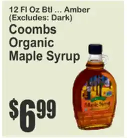 SuperFresh Coombs Organic Maple Syrup offer