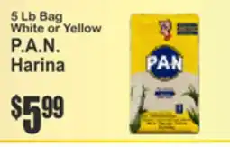 SuperFresh 5 Lb Bag White or Yellow P.A.N. Harina offer