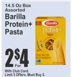 SuperFresh Barilla Protein+ Pasta offer