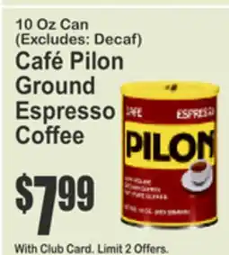 SuperFresh Café Pilon Ground Espresso Coffee offer