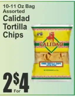 SuperFresh 10-11 Oz Bag Assorted Calidad Tortilla Chips offer
