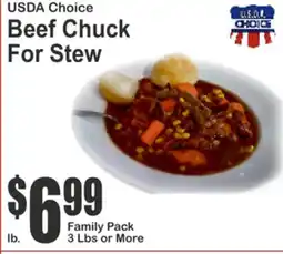 SuperFresh USDA Choice Beef Chuck For Stew offer