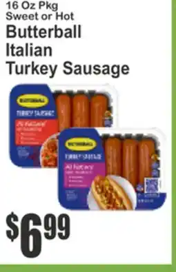 SuperFresh Butterball Italian Turkey Sausage offer