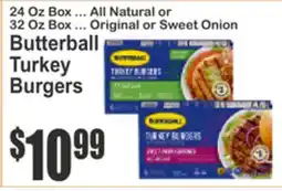 SuperFresh Butterball Turkey Burgers offer