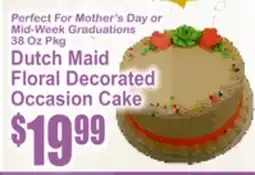 SuperFresh Dutch Maid Floral Decorated Occasion Cake offer