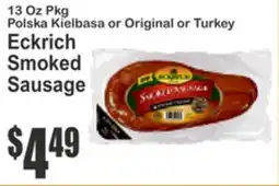 SuperFresh Eckrich Smoked Sausage offer
