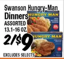 Western Beef Swanson Hungry-Man Dinners offer