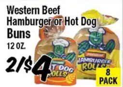 Western Beef Western Beef Hamburger or Hot Dog Buns offer