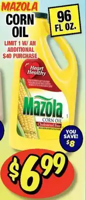 Western Beef MAZOLA CORN OIL offer