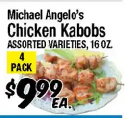 Western Beef Michael Angelo's Chicken Kabobs offer