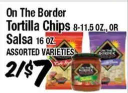 Western Beef On The Border Tortilla Chips 8-11.5 OZ., OR Salsa 16 OZ offer