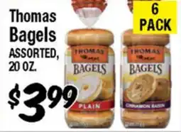 Western Beef Thomas Bagels offer