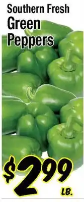 Western Beef Southern Fresh Green Peppers offer
