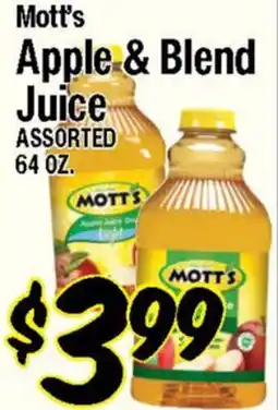 Western Beef Mott's Apple & Blend Juice offer
