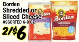 Western Beef Borden Shredded or Sliced Cheese offer