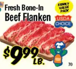 Western Beef Fresh Bone-In Beef Flank offer