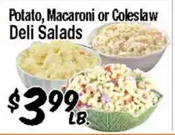 Western Beef Potato, Macaroni or Coleslaw Deli Salads offer