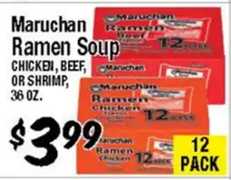 Western Beef Maruchan Ramen Soup offer
