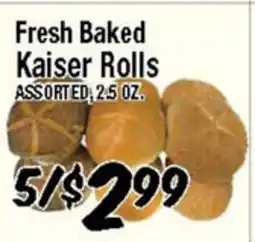 Western Beef Fresh Baked Kaiser Rolls offer