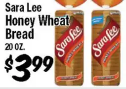 Western Beef Sara Lee Honey Wheat Bread offer