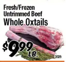 Western Beef Fresh/Frozen Untrimmed Beef Whole Oxtails offer