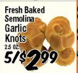 Western Beef Fresh Baked Semolina Garlic Knots offer