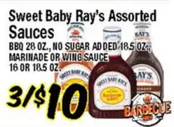 Western Beef Sweet Baby Ray's Assorted Sauces offer