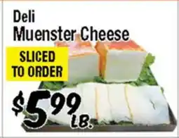Western Beef Deli Muenster Cheese offer