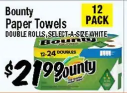 Western Beef BOUNTY PAPER TOWELS offer