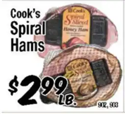Western Beef Cook's Spiral Hams offer