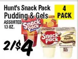 Western Beef Hunt's Snack Pack Pudding & Gels offer