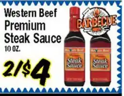 Western Beef Western Beef Premium Steak Sauce offer