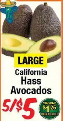Western Beef LARGE California Hass Avocados offer