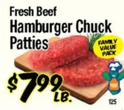 Western Beef Fresh Beef Hamburger Chuck Patties offer